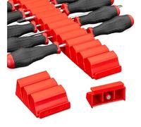 Ernst Manufacturing Cacciavite Pro - Organizer modulare per 26 utensili con base magnetica, rosso - Made in USA
