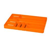 Ernst Manufacturing Tool Garage Organizer Vassoio, Arancione, 10 scomparti
