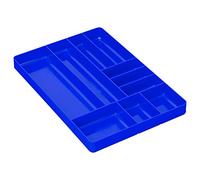 Ernst MFG - Organizer per cassetti a 10 scomparti: vassoio impilabile resistente per l'organizzazione degli attrezzi da garage per auto - a basso profilo per riporre dadi e bulloni, strumenti, parti,