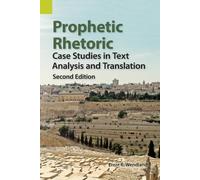 Ernst R Wendland Prophetic Rhetoric (Tascabile)