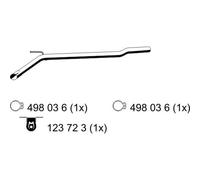 ERNST Scarico Centro per VW Transporter IV Bus 70B 70C 7DB 7DK 70J 70K 176415