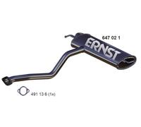 ERNST Silenziatore Marmitta Scarico Posteriore per Hyundai IX35 Lm El Elh