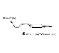 ERNST Silenziatore Per Audi A4 1.6