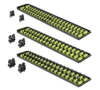 Ernst Socket Boss® Storage Organizer Rail Combo Pack 18" HIVIZ