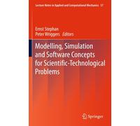 Ernst Stephan P Modelling, Simulation and Software Concepts for Scie (Tascabile)