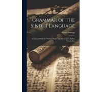 Ernst Trumpp Grammar of the Sindhi Language (Copertina rigida)