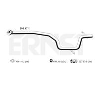 ERNST Tubo di Scarico a Y Centro per Ford Mondeo IV Familiare BA7 MAX WA6 305471