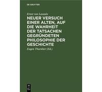 Ernst Von Lasau Neuer Versuch Einer Alten, Auf Die Wahrheit D (Copertina rigida)