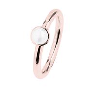 Ernstes Design Evia Anello R494 Perla Acciaio Inox Dorato Vorsteckring