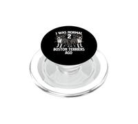 Ero normale 2 Boston Terrier fa - Amante dei Boston Terrier PopSockets PopGrip per MagSafe