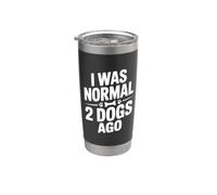 Ero normale 2 cani fa Bicchiere termico in acciaio inox doppia parete