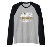 Ero Normale 2 Volte al Giorno Bulldog Francese Frenchie Maglia con Maniche Raglan