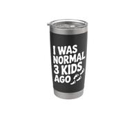 Ero normale 3 Bambini fa Umorismo genitoriale divertente Bicchiere termico in acciaio inox doppia parete