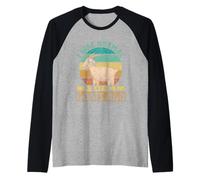 Ero Normale 3 O 4 Capre Fa Animale Amante Capra Maglia con Maniche Raglan