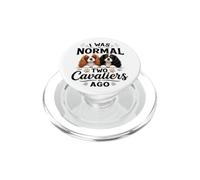 Ero normale due Cavaliers fa Divertente Cavalier King PopSockets PopGrip per MagSafe