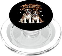 Ero normale due San Bernardo fa Funny Dog PopSockets PopGrip per MagSafe