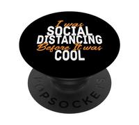 Ero sociale distanziamento prima che fosse fresco PopSockets PopGrip Adesivo