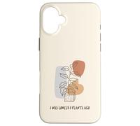 Ero solo 7 piante fa (Dichiarazione divertente di giardinaggio) Custodia per iPhone 16 Plus