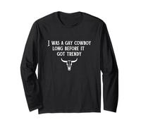 Ero Un Cowboy Gay Molto Prima Che diventasse alla Moda sconvolgente Queer Maglia a Manica