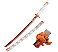 Eroberer Replica Spade Cosplay Spade Rengoku Kyoujurou Samurai Spada, Spada di plastica Prop Play Halloween Cosplay Regalo 40 Pollici