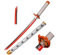 Eroberer Replica Spade Cosplay Spade Rengoku Kyoujurou Samurai Spada, Spada di plastica Prop Play Halloween Cosplay Regalo 30 Pollici