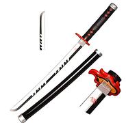 Eroberer Replica Spade Cosplay Spade Tanjirou Samurai Spada, Spada di plastica Prop Play Halloween Cosplay Regalo 30 Pollici