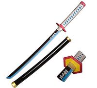 Eroberer Replica Spade Cosplay Spade Tomioka Giyuu Samurai Spada, Spada di plastica Prop Play Halloween Cosplay Regalo 30 Pollici