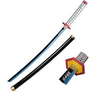 Eroberer Replica Spade Cosplay Spade Tomioka Giyuu Samurai Spada, Spada di plastica Prop Play Halloween Cosplay Regalo 40 Pollici