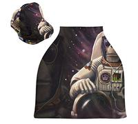 Eroe Scimmia Astronauta Auto per Bambini Passeggino Tettoia Copri Seggiolino Copertura Infermieristica per L'Allattamento Al Seno All-In-1 Morbido Traspirante Elastica Tettuccio
