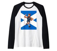 Eroe Scozzese del Rugby Maglia con Maniche Raglan