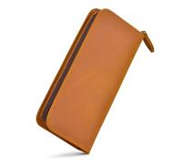 erofa Set di custodie in pelle a 3 scomparti, Marrone - Crazy Horse, 17 x 8.5 x 2.2 mm, Classico