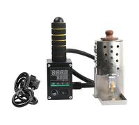 Erogatore A Rullo For Colla A Caldo A Doppio Lato Con Cartuccia Sol Da 50 Ml, 150 W, Regolabile Da 50 A 300 °C For Pelletteria, Applicatore Di Colla Industriale Con Blocco Della Temperatura(10mm)