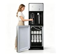 Erogatore Acqua Con Filtro Integrato,distributore Acqua Calda E Fredda, Purificatore D'acqua Autonomo,purificatore Acqua Filtrazione A 4 Stadi,ideale Per Casa, Ufficio E Cucina