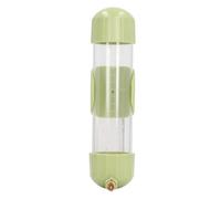 Erogatore automatico dell'acqua del pappagallo della prova di perdita dell'alimentatore della gabbia per uccelli per le piccole cincillà medie grandi dei pappagalli (Verde)