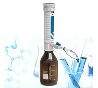 Erogatore da Laboratorio, Erogatore di Liquidi da Bottiglia, Flacone Dosatore A Manicotto, con Doppia Valvola di Sicurezza/Finestra Digitale,1-5ML