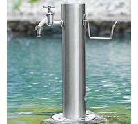 Erogatore d'acqua all'aperto dell'acciaio inossidabile del rubinetto del giardino del gelo Fontana di irrigazione verticale per il cortile Caratteristica durevole della colonna d'acqua per uso del