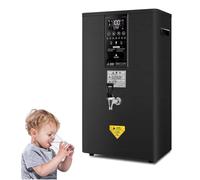 Erogatore di acqua calda, scaldabagno elettrico per acqua calda, macchina per acqua calda,50 l/60 l/80 l all'ora,acciaio inossidabile, grande capacità,2500 W per ristoranti,hotel e uffici ,Black-60L