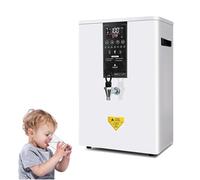 Erogatore di acqua calda, scaldabagno elettrico per acqua calda, macchina per acqua calda,50 l/60 l/80 l all'ora,acciaio inossidabile, grande capacità,2500 W per ristoranti,hotel e uffici ,White-50L