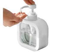 Erogatore Di Sapone Da Parete - Dispenser Sapone Automatico | Dispenser Di Da Cucina | Mani E Piatti E Contenitore Con Portaspazzolino, Organizer 3 in 1 Per Lavello Da Cucina