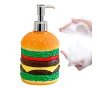 Erogatore Di Sapone Per Cucina | Porta Detersivo Per Piatti A Forma Di Hamburger - Erogatore Di Sapone Ricaricabile - Per Balsamo Doccia Shampoo Liquido Lavaggio Mani Bagno