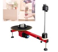 Erogatore elettrico di film estensibile, avvolgitore elettrico for pallet, macchine termoretraibili, macchina for imballaggio con film da 110 V, diametro del piatto girevole 17,7", for film da 8-28''