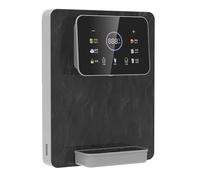 Erogatori di Acqua Calda Istantanea a Parete, Distributore Acqua Calda e Fredda da 2200 W con Blocco Bambini, Capacità di Riscaldamento 19 L/h per Casa e Ufficio(Black)
