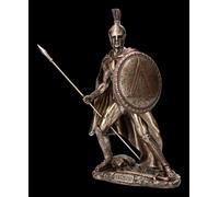 Eroi Figura - Leonida Di Sparta Mitologia Fantasy Statua Decorativa 26cm