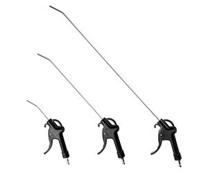 eROOSY 3 Pezzi Pistola Soffiaggio lunga Pistola per soffiaggio ad aria 95mm 295mm 490mm Lunga Pistole ad aria Compressa (Nero)