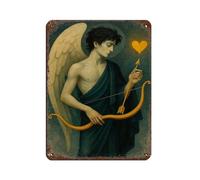 Eros Eros - Poster retrò, in metallo, stile chic, arte retrò, pittura in ferro, per bar, grotte, bar, famiglie, garage, decorazione da parete, 30 x 40 cm