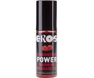 Eros Power Warming - Olio da Massaggio Riscaldante alla Fragola 100 ML