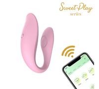 Erospace C-Type Vibrator App Control Sweet Play A7 Pink