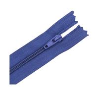 ERQIAO 10 cerniere lunghe in nylon con cerniera lampo in plastica 3# 12 cm 15 cm 20 cm 25 cm 30 cm 35 cm 40 cm 45 cm 50 cm 55 cm 60 cm per borse da cucito indumenti (blu navy numero 330,55 cm, 1 pezzo
