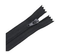ERQIAO 10 cerniere lunghe in nylon con cerniera lampo in plastica 3# 12 cm 15 cm 20 cm 25 cm 30 cm 35 cm 40 cm 45 cm 50 cm 55 cm 60 cm per borse da cucito indumenti (numero nero 322,55 cm, 1 pezzo, 10