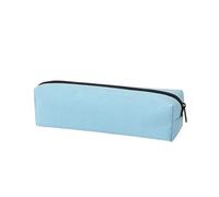 ERQIAO Astuccio a tinta unita Borse per matite semplici per studenti Nuova cancelleria forniture scolastiche per bambini cerniera grande borsa cosmetica, blu cielo, Taglia unica